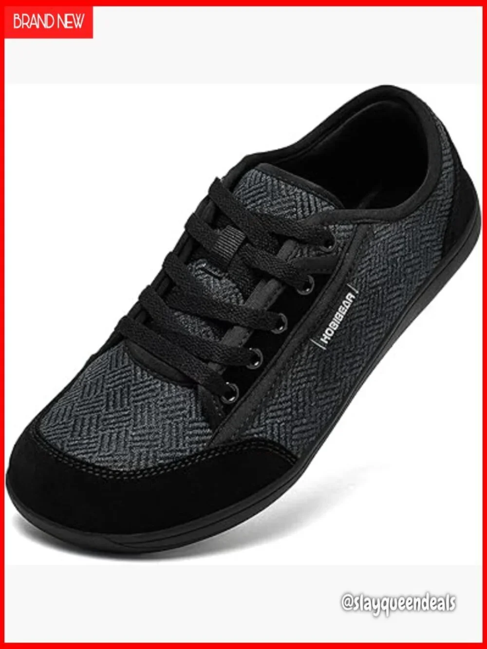 Zero Drop Barefoot Walking Sneakers Wide Toe Box Athletic Shoes